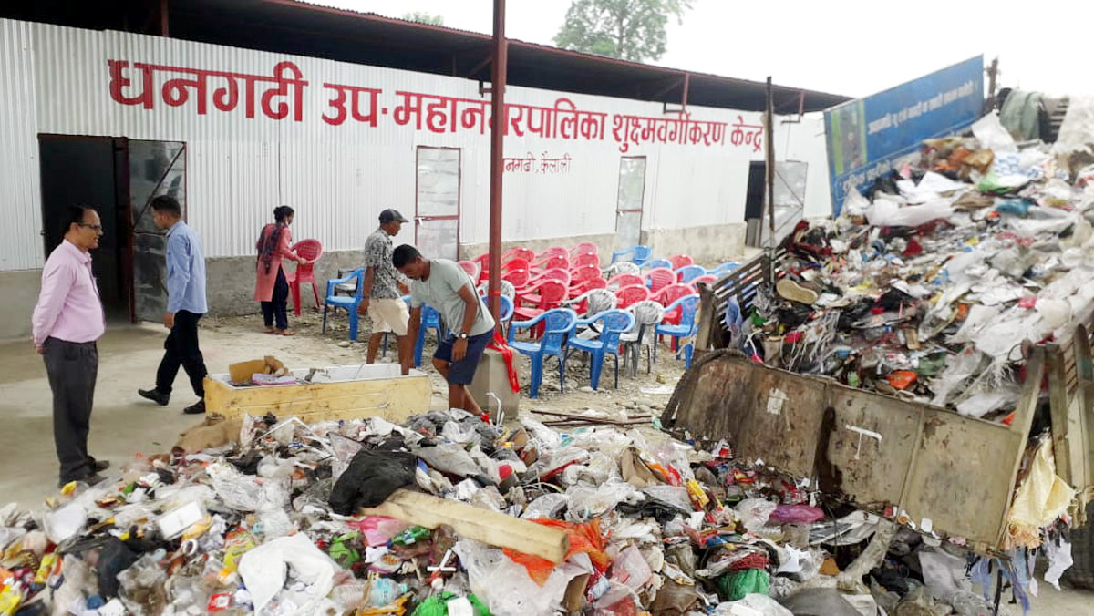 धनगढी उपमहानगरपालिकासे फोहोरहे मोहरमे परिणत कैना प्रयास