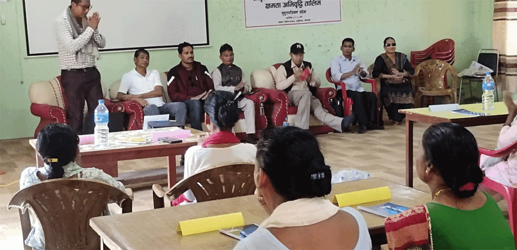 अपाङगता रहल व्यक्तिनहे अवसर डेहे परठः गापा अध्यक्ष राजसमझ