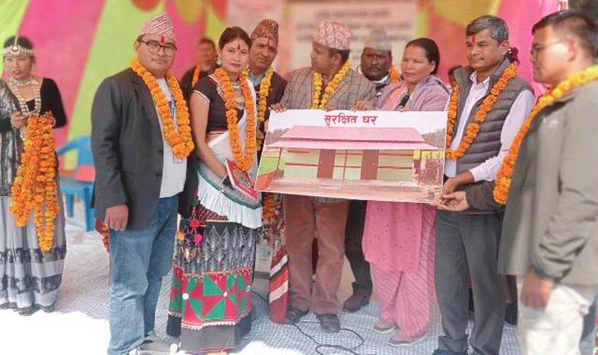 मुक्तकमैयाके १२ परिवारहे सुरक्षित आवास