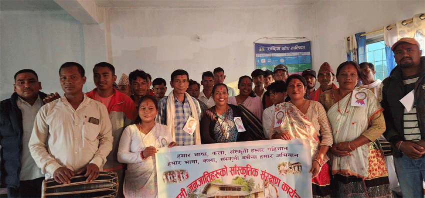 कैलारी–४ के गाउँमे १० दिने मन्डरा बजैना तालिम हुइल