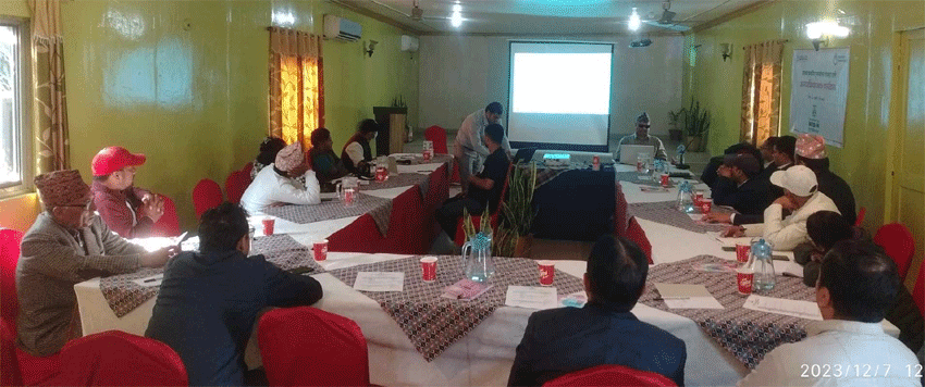 अपाङता रहल व्यक्तिनहे स्वास्थ्य पुनस्र्थापना सेवा डेना प्रतिवद्धता