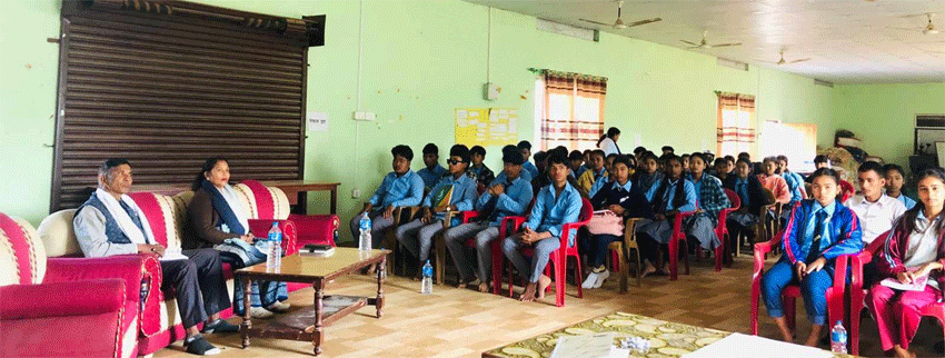 कैलारीमे विद्यालय स्तरीय वक्तृत्वकला प्रतियोगिता