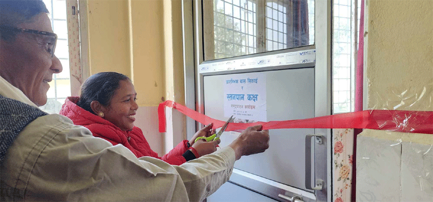 कैलारी–८ मे स्तनपान कक्ष संचालन