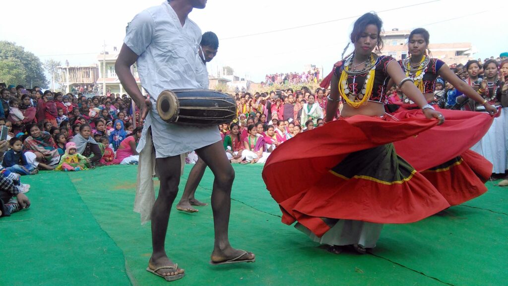 थारु वस्तीमे माघक् रौनक
