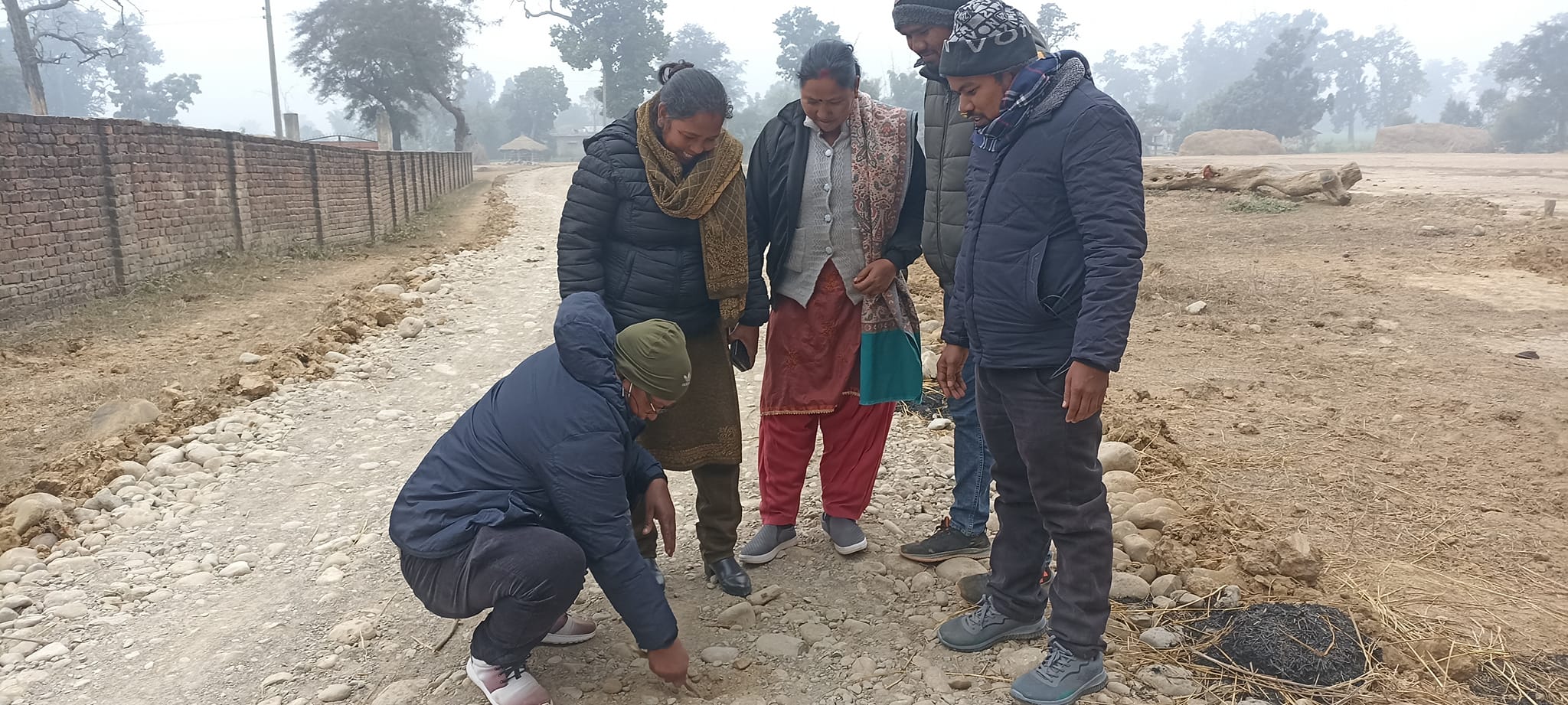 कैलारी–६ के ग्राभेल डगरके अनुगमन