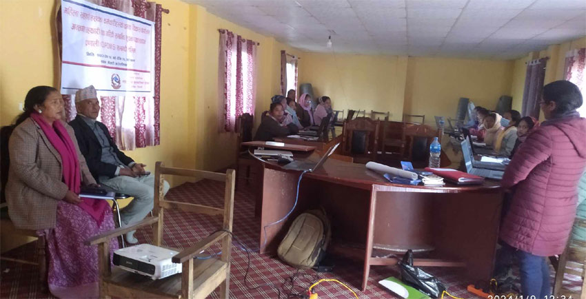 सहकारीके कर्मचारीनहे सूचना व्यवस्थापन तालिम