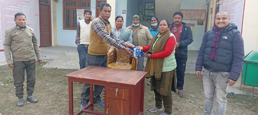 मेलमिलाप केन्द्रहे कार्यालय व्यवस्थापन सामाग्री हस्तान्तरण