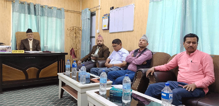 सञ्चारमाध्यमके समस्याबारे गम्भीर बने परल ः प्रदेश प्रमुख मियाँ