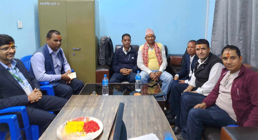 नवजीवन सहकारी हसुलिया शाखासे होलिके शुभकामना अदान प्रदान कार्यक्रम