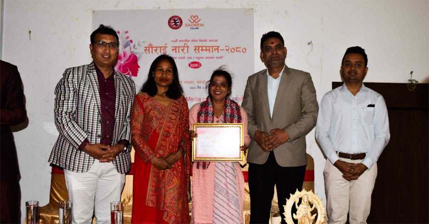 पत्रकार न्युरेसहित सात महिला सम्मानित