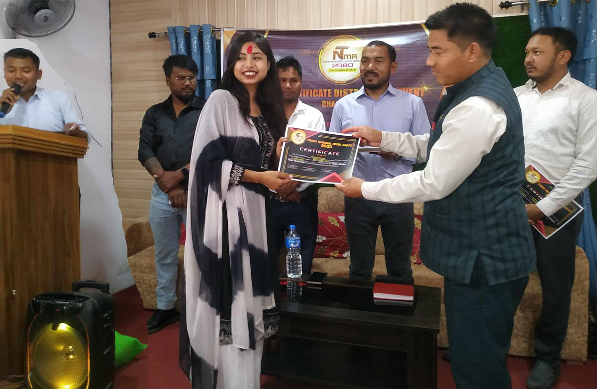 थारु गीत संगीतमार्फत कला संस्कृति संरक्षणमे सहयोगः मन्त्री चौधरी