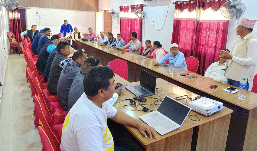 गाउँपालिका अध्यक्ष कहलै, ‘भल्मन्साहुक्रे कर्तव्य पालना करे परल