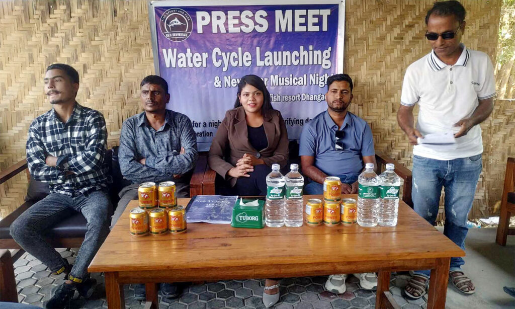 धनगढीके फिस रिसोर्टमे वाटर साइकल सञ्चालन