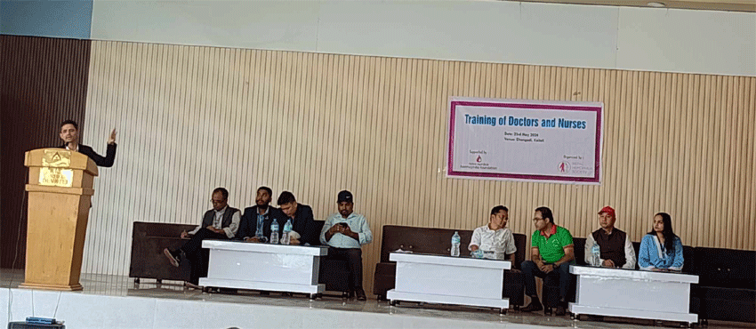 हिमोफोलियाबारे डाक्टर ओ नर्सहुकन तालिम