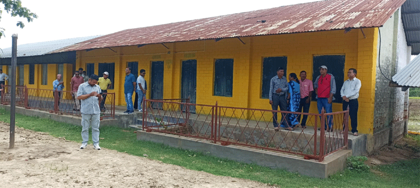विद्यालय भौतिक पूर्वाधार सुधार मर्मतके अनुगमन