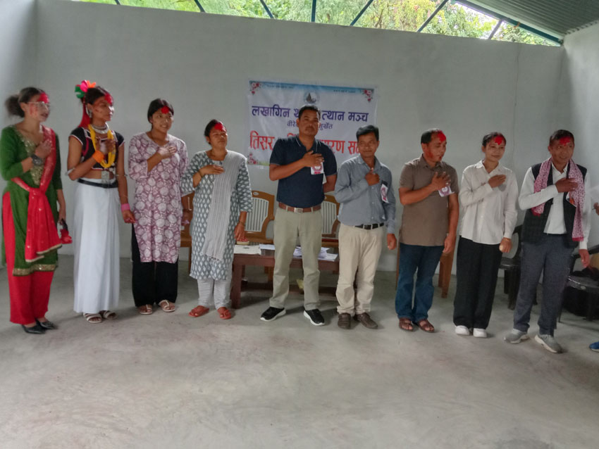 थारु लखागिन संस्थामे पन्ना फेरसे अध्यक्ष