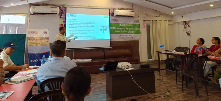 प्राकृतिक स्रोत सुरक्षण तथा अपराध नियन्त्रण सम्बन्धी अभिमुखीकरण