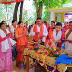 नेपाल महिला संघ कैलारीसे शुभकामना आदनप्रदान कार्यक्रम