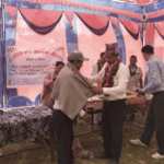 विद्यालयहे जग्गादाता चन्द्रसिंह चौधरी सम्मानित