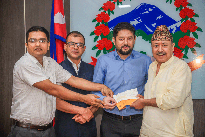 धनगढीके सामुदायिक विद्यालयके शैक्षिक सुधारके लाग ६१ लाख ९५ हजार सहयोग प्राप्त