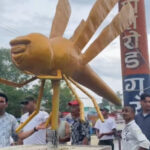 धनगढीमे गुरहीके मुर्ति स्थापना