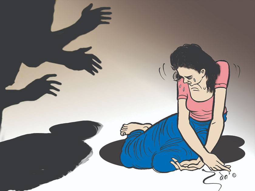 बालिकाउप्पर यौन हिंसा बह्रटी, असुरक्षित बन्टी सार्वजनिक स्थल