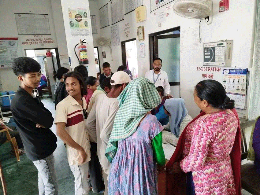 जानकीमे २८ जनहनमे सिकलसेल ट्रेट डेखा परल