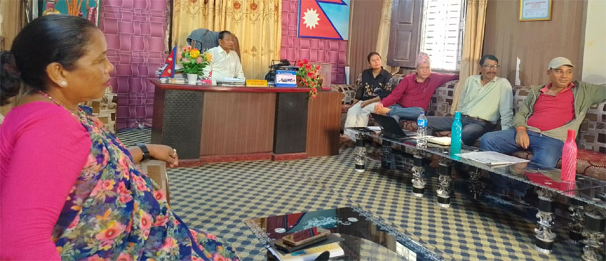गुनासो सम्बोधन व्यवस्थापन कार्यविधिबारे छलफल