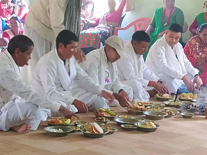 अँटवारीमे प्रदेशसे एक दिन ओ कैलारीसे दुई दिन विदा डेहल