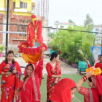 चैतन्य पाठशालासे गौरा पर्व मनागिल