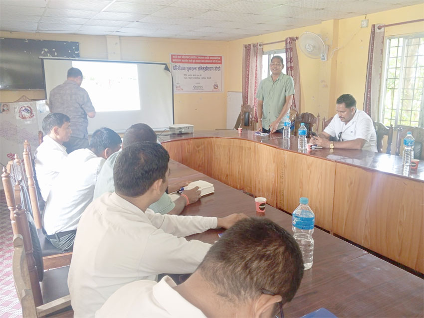 कैलारीमे विपद क्षेत्रमे एमपिडिएसके मजा भूमिकाः गापा अध्यक्ष