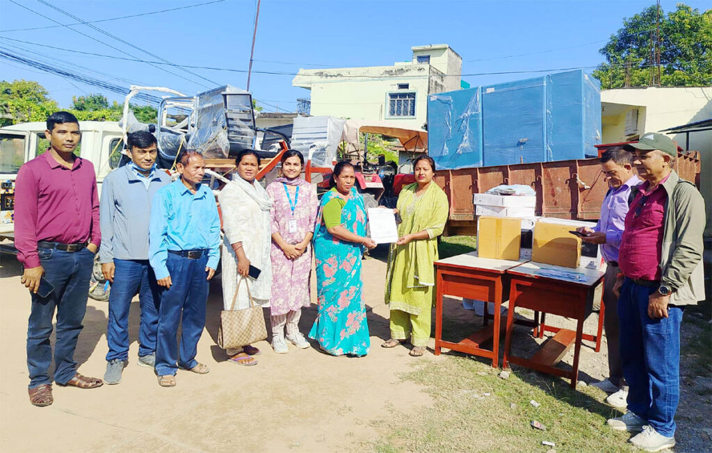 मुक्त कमैया महिला विकास मञ्चसे कैलारीहे सहयोग