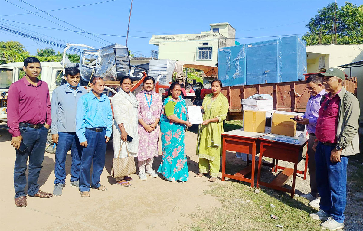 मुक्त कमैया महिला विकास मञ्चसे कैलारीहे सहयोग