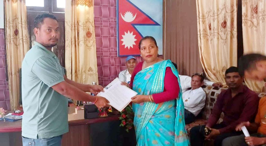 कैलारी नागरिक अभियानसे पाँच बुँदे ज्ञापनपत्र बुझागिल