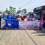 कैलारीमे सरसफाई तथा सचेतना मुलक प्रभातफेरी