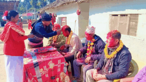 थारु समुदायमे भुरा खेल सुरु