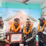 पाइलट मिलन चौधरीहे सम्मान