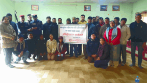 कैलारीमे सडक दुर्घटना न्युनिकरण कैना ट्राफिक नियम सम्बन्धी सचेतना कार्यक्रम