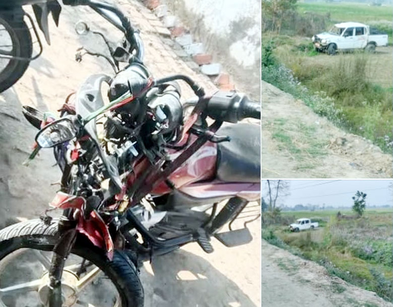 स्कारपियो दुर्घटनाः एक जानेक मृत्यु