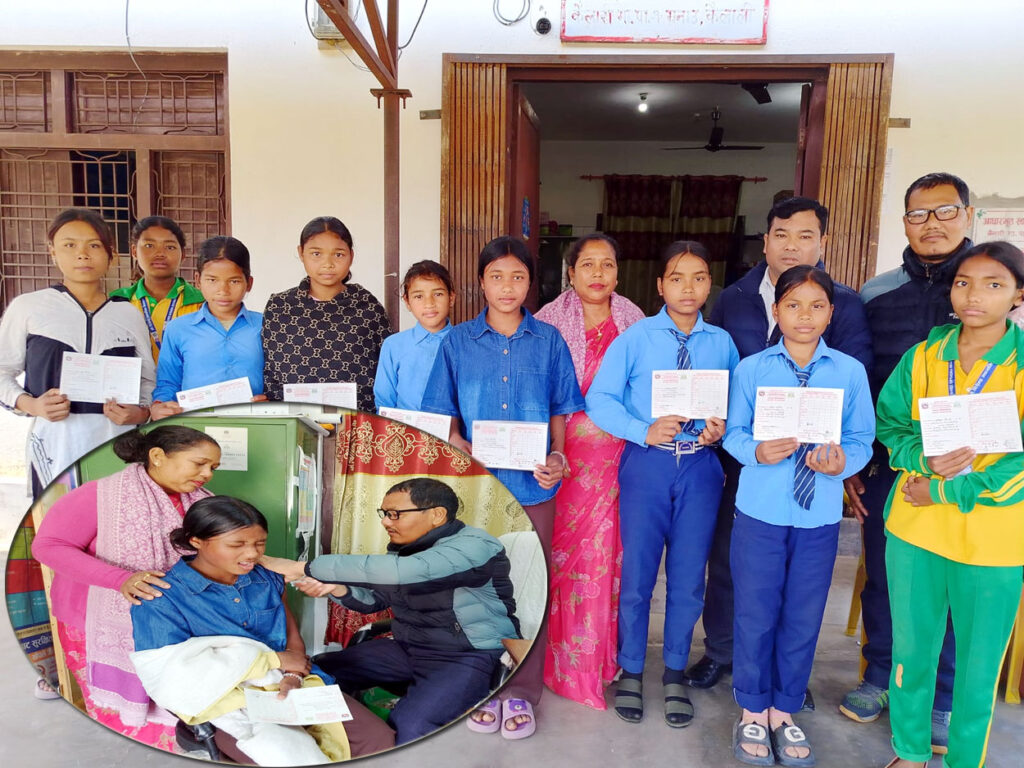 कैलारीमे ९६.७३ प्रतिशत एचपिभि खोप लगैलै