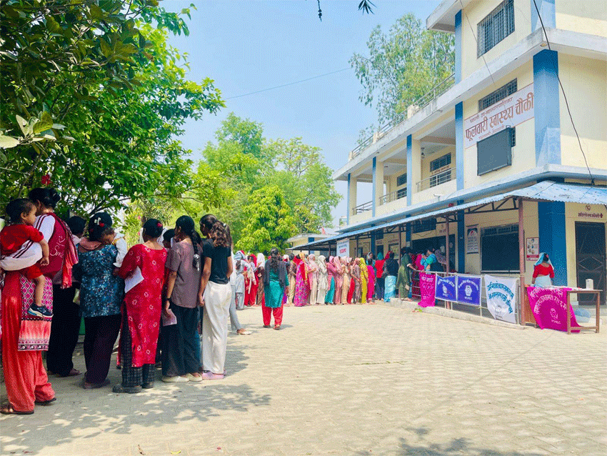 निःशुल्क एकिकृत महिला स्वास्थ्य शिविर