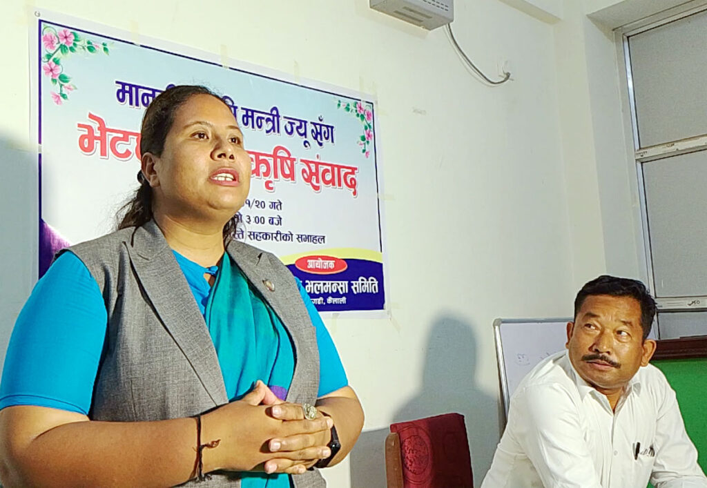 किसानके समस्या क्रमश: समाधान कैबी- मन्त्री चौधरी
