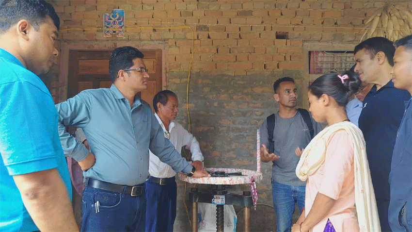 पोषण परियोजनाके गाउँपालिका स्तरीय परियोजना सल्लाहकार समितिके अनुगमन