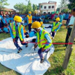 भूँइचालसे सुरक्षित रहक लाग कृत्रिम घट्ना अभ्यास