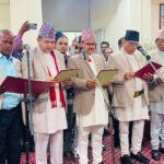 लुम्बिनी प्रदेशके नवनियुक्त पाँच मन्त्रीके शपथग्रहण