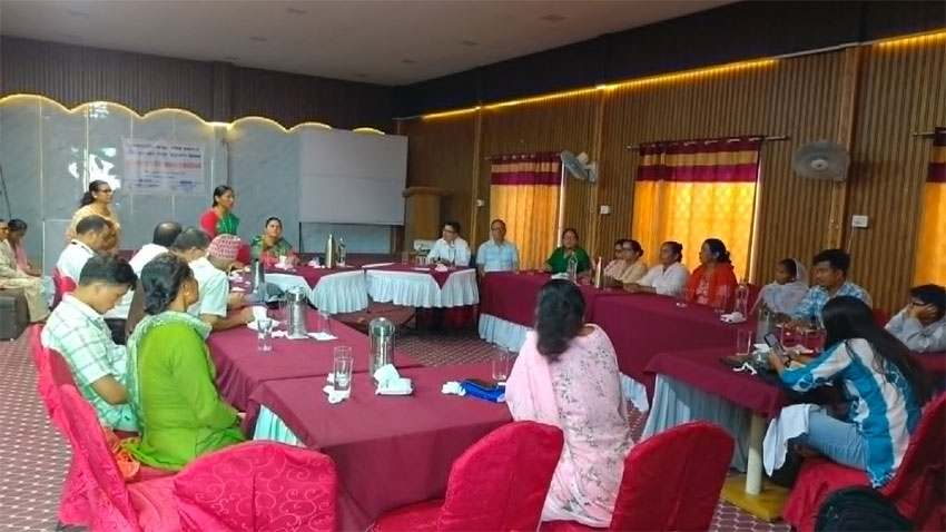 संक्रमणकालिन न्याय ओ एकल महिला सुरक्षा कोषबारे सरोकारवालासे छलफल कार्यक्रम