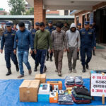 २५ लाख ८६ हजारके सामानसहित ४ जाने पक्राउ