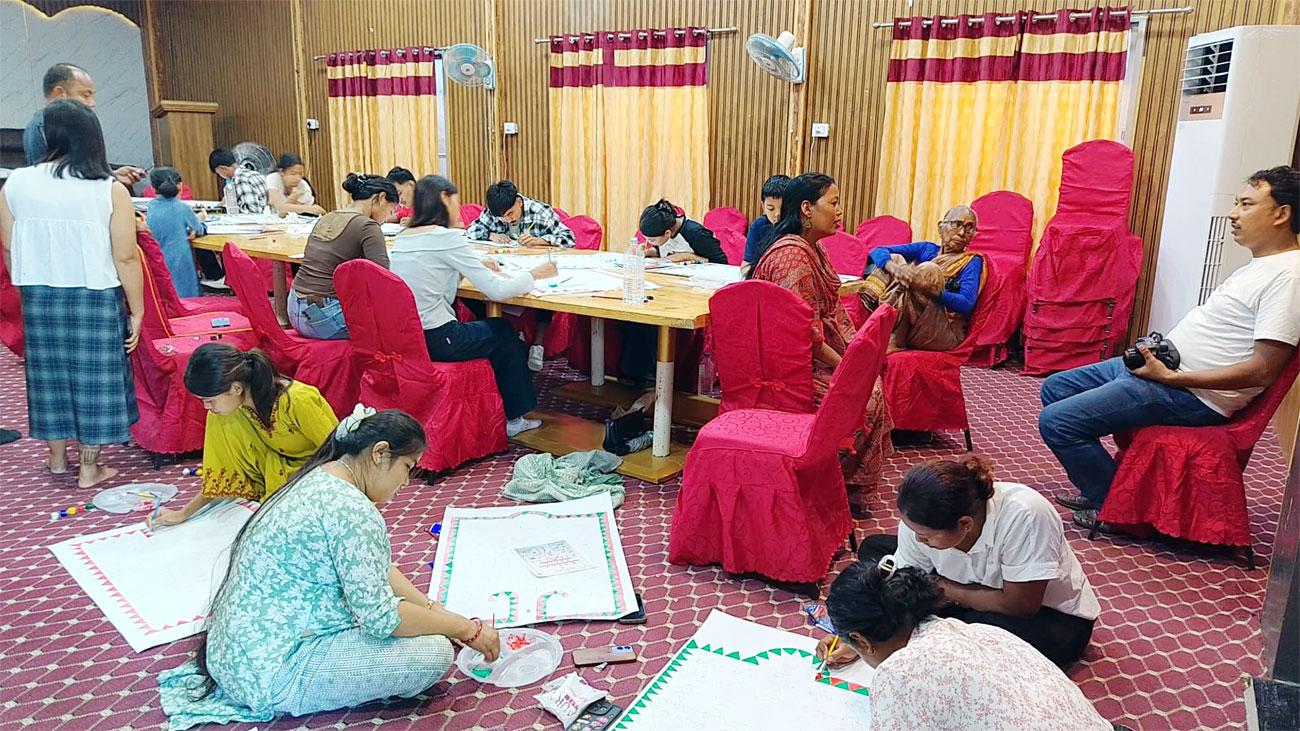 अन्तरपुस्ता हस्तान्तरणके लाग अस्टिम्की चित्राकला 