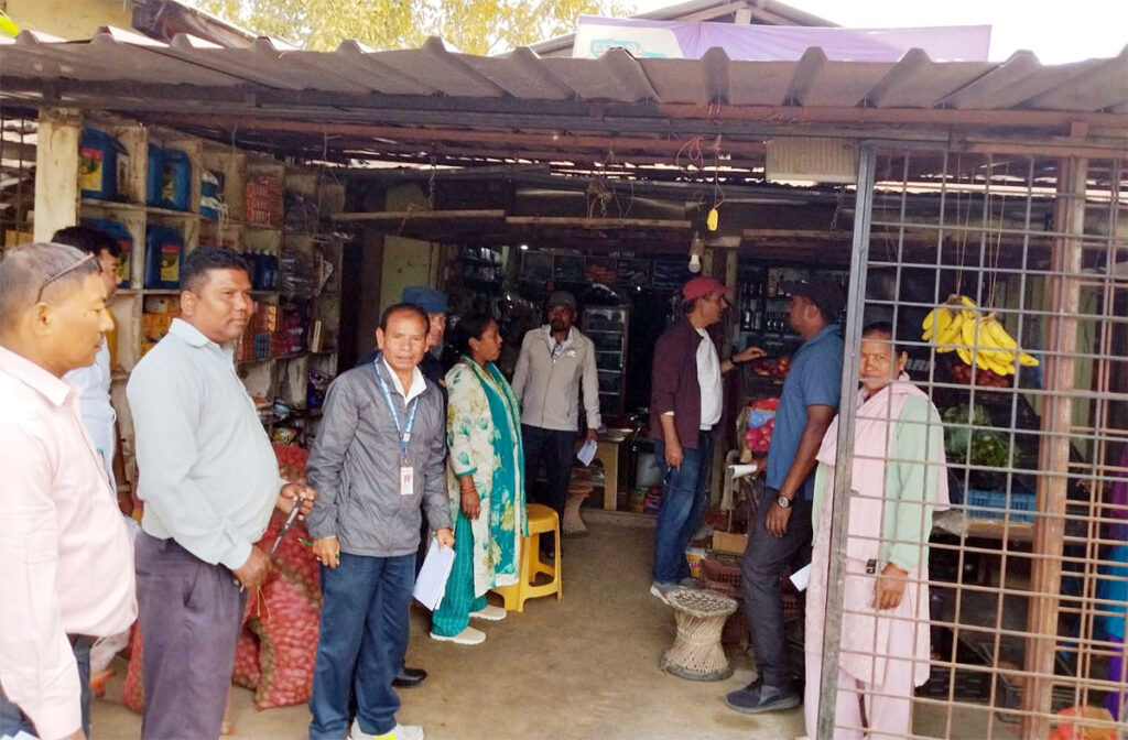 कैलारीमे बजार अनुगमन