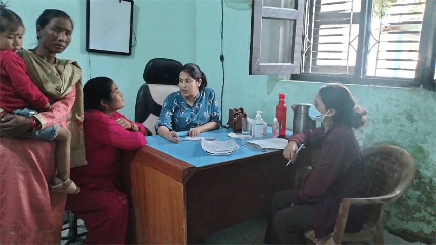 चौमालामे एकीकृत महिला स्वास्थ्य शिविर सम्पन्न